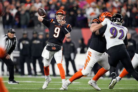 The Bengals' win brought them up to 8-6 while the Ravens' defeat pulled them down to an identical 8-6. Both teams are in the playoff hunt, so this is a critical contest.